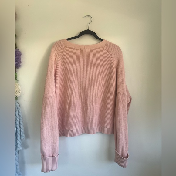 Boden Pink Fisherman’s Ribbed Button Up Cotton Cardigan - Picture 7 of 7